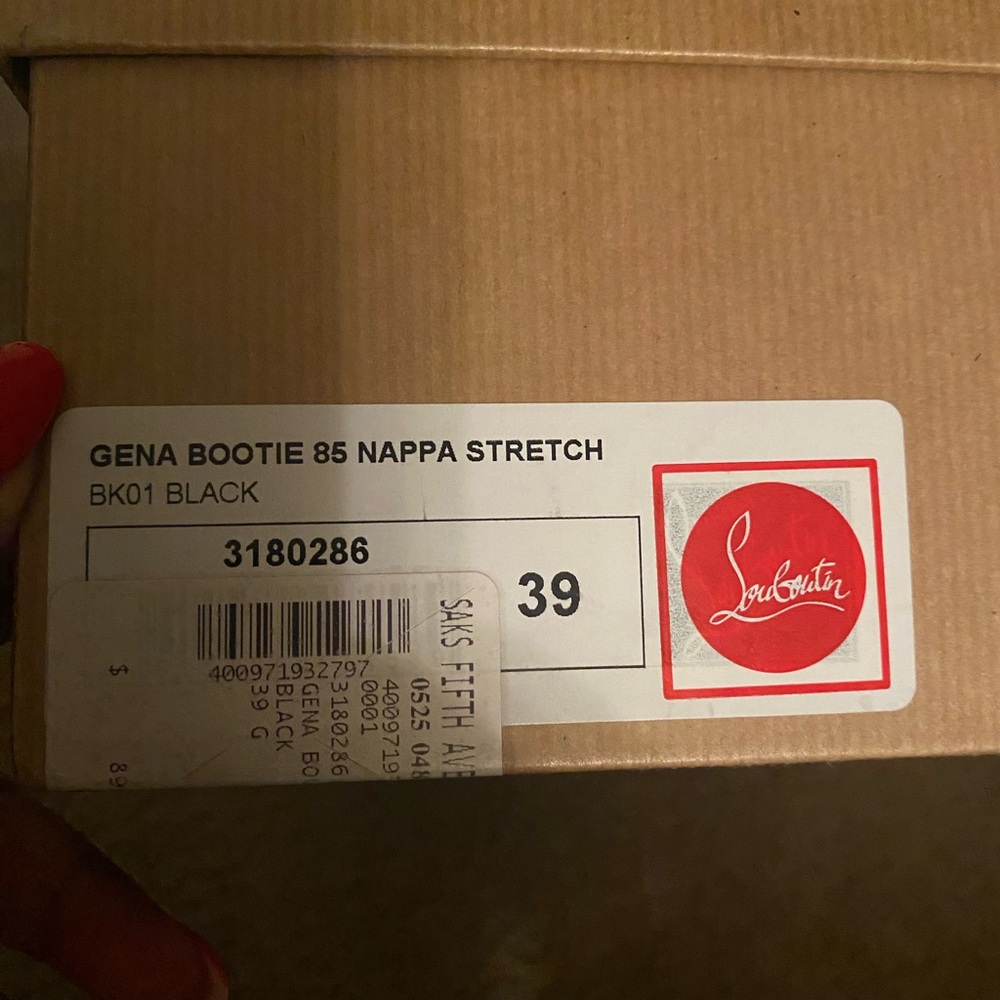 Authentic Christian louboutin booties